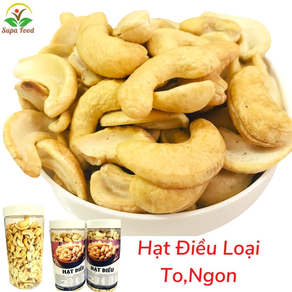 Hạt Điều Đã Rang Chín Tự nhiên, Bóc Vỏ Sạch Sẽ Thơm Giòn Ngon Ngậy  - ĐIỀU NGON Chuẩn, Mang Nhiều Dinh Dưỡng - OneFood