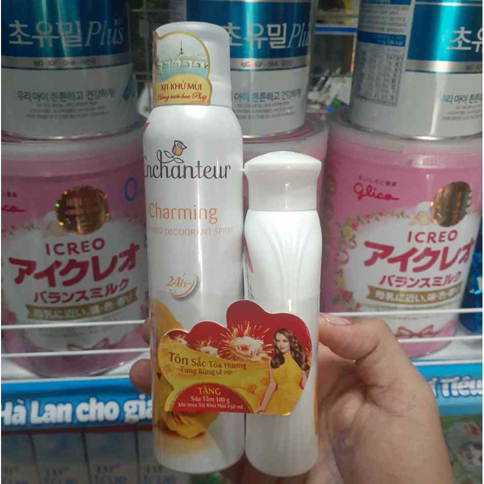 Xịt Khử Mùi Enchanteur Charming 150ml Tặng Sữa Tắm | BigBuy360 - bigbuy360.vn