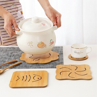 Tấm lót nồi bằng gỗ tre đa năng