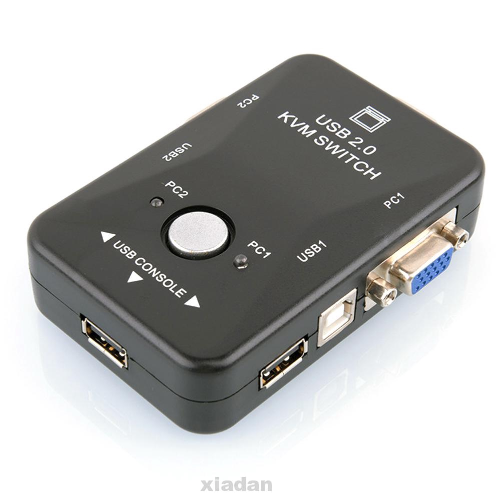 Switcher 2-Port USB2.0 Switch Box Mouse Monitor Adapter For Keyboard Video 1920*1440 | WebRaoVat - webraovat.net.vn