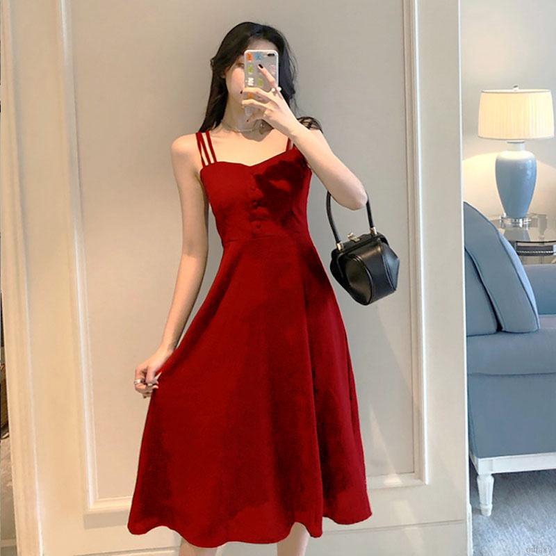 Đầm Nữ Hở Vai Dáng Ôm Phong Cách Quyến Rũ Hàn Quốc