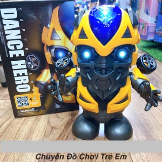 Robot Bumblebee nhảy múa có đèn nhạc