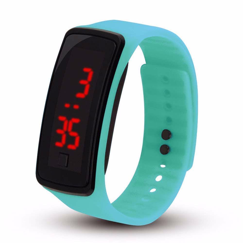 Đồng Hồ Điện Tử Dây Silicone Dành Cho Trẻ Em