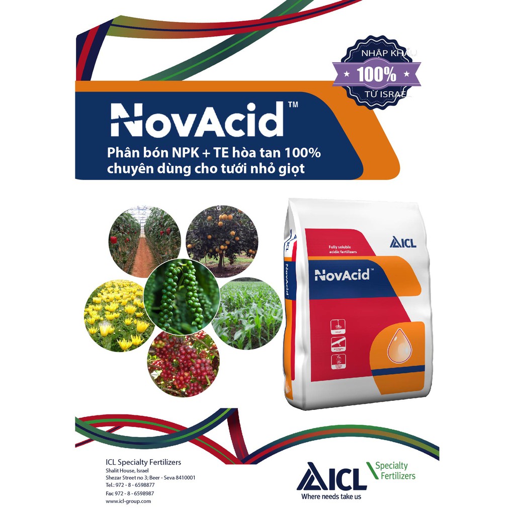 Phân bón Rau Hoa NPK 13-40-13+TE -Israel