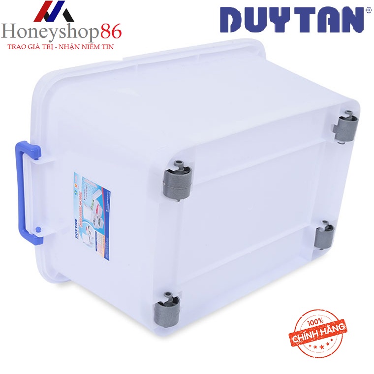 Thùng Nhựa vuông 30 lít Duy Tân No.750 - có bánh xe HONEYSHOP86