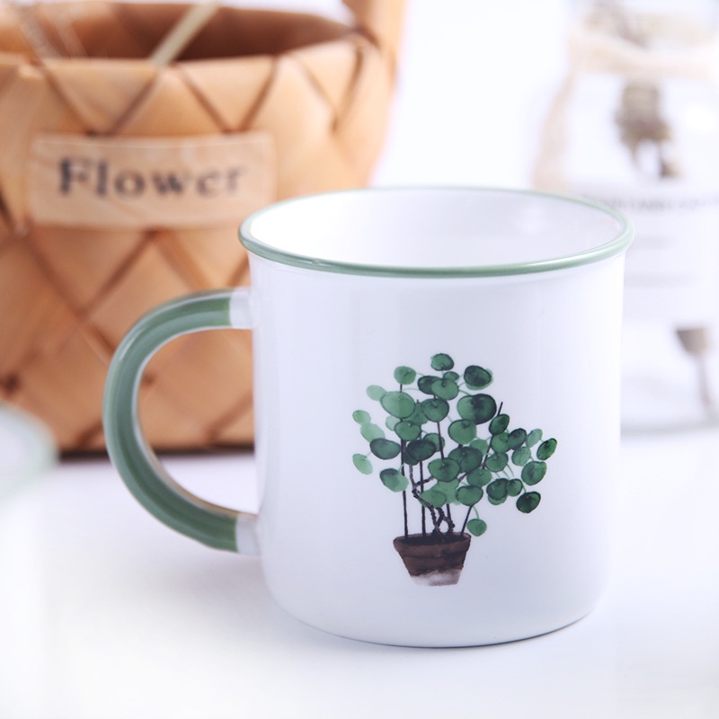 Bộ chén dĩa bát đĩa hình cây xanh cao cấp