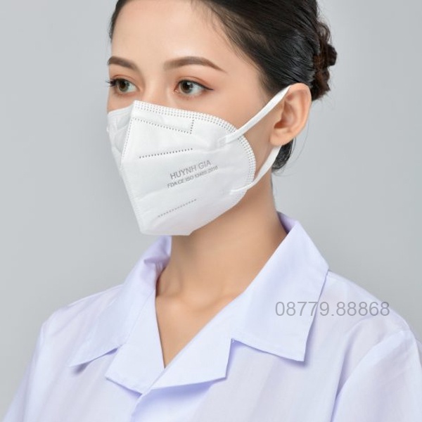 Khẩu Trang Huỳnh Gia N95 Kháng Khuẩn Kháng Bụi Mịn An Toàn Hô Hấp Cả Ngày