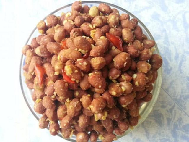 Đậu phộng rang tỏi ớt loại ngon An Nhiên 500gr