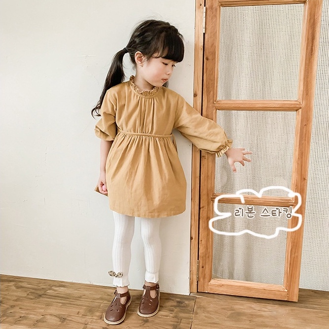 Quần legging len tăm cho bé gái, quần tất len tăm không bàn cho bé
