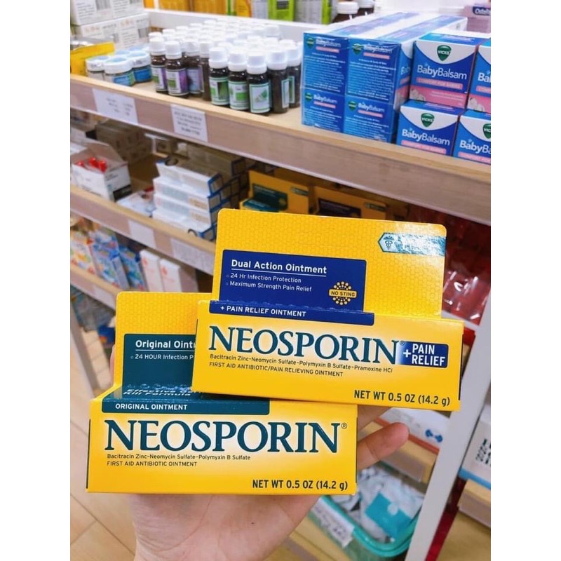 KEM MỠ THOA VẾT THƯƠNG NEOSPORIN 14.2g