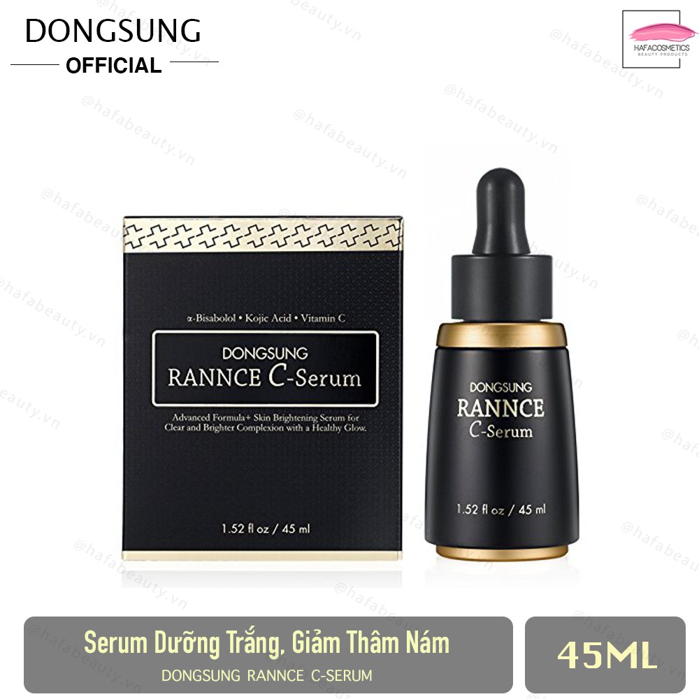  Serum dưỡng trắng, giảm thâm nám DONGSUNG RANNCE C-Serum 45ml _ Dongsung Chính Hãng
