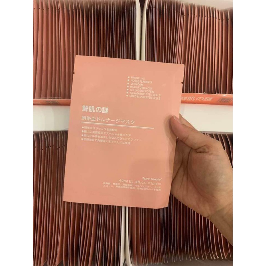 [DATE 2023 + Tem] Mặt Nạ Tế Bào Gốc Nhau Thai Nhật Bản Rwnie Beauty Stem Cell Placenta Mask | BigBuy360 - bigbuy360.vn