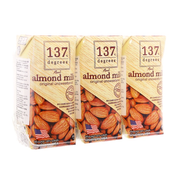 Sữa hạnh nhân không đường 137 Degrees 180ml