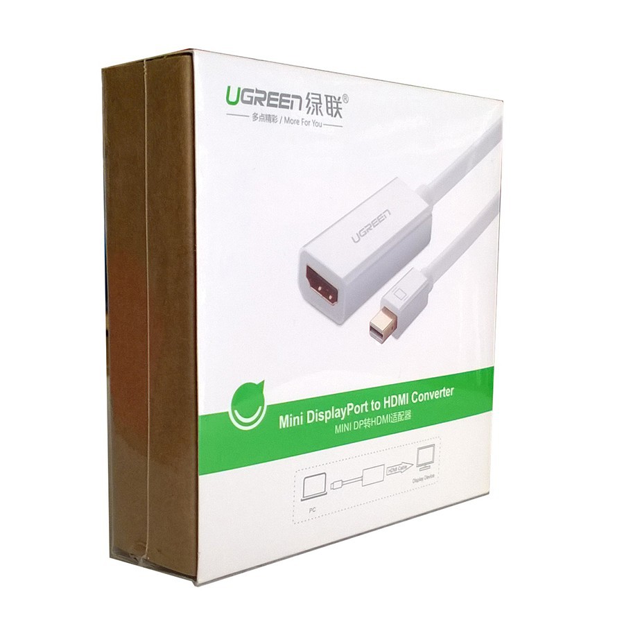 Cáp Mini Displayport to HDMI chính hãng Ugreen 10460,10461 - Phukienleduy