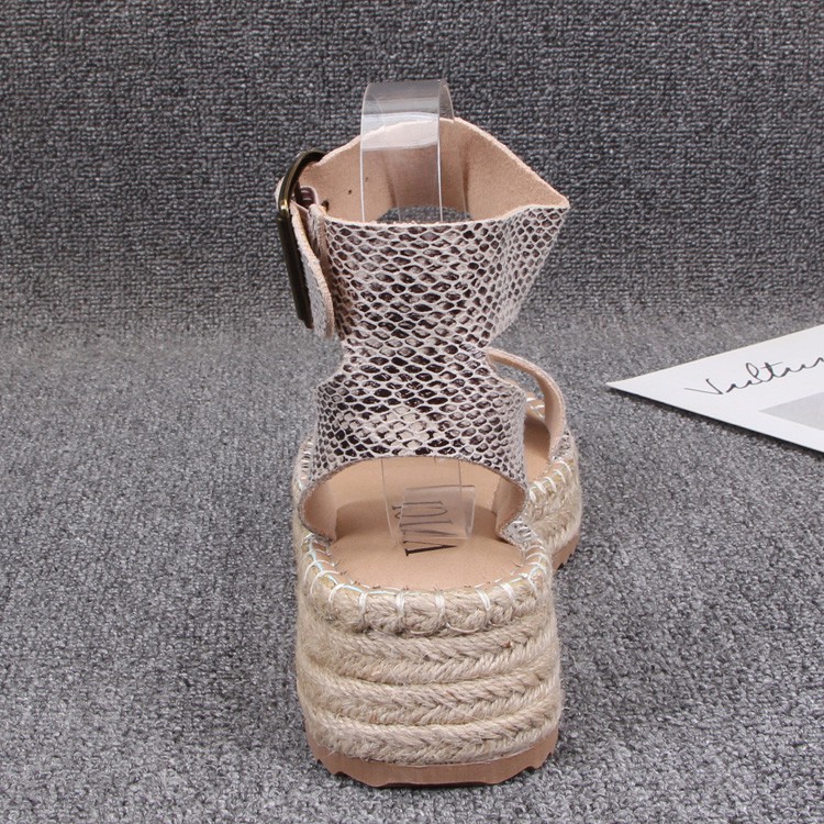 Giày sandal cói 5cm xuất khẩu mẫu mới 2021