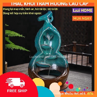 Thác khói trầm hương, thac khoi tram huong Hồ Lô - Tặng kèm vòng đeo tay pt trị giá 40k