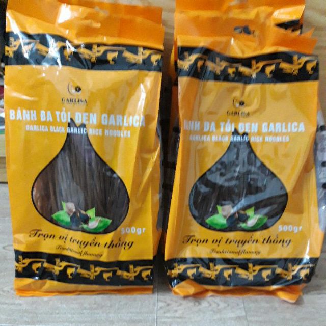Bánh đa tỏi đen Garlica 500g