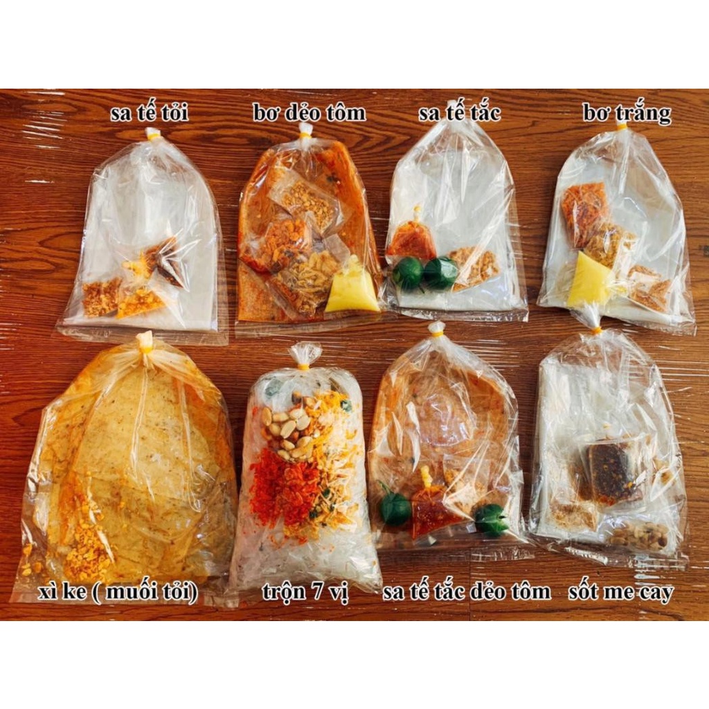 Banh Tráng trộn 7 vi Tây Ninh