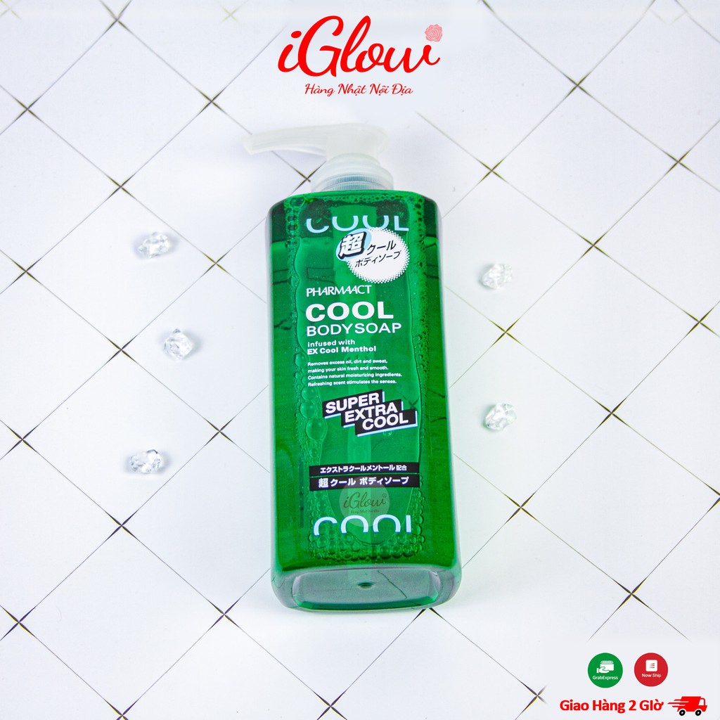 SỮA TẮM CHO NAM COOL Nhật Bản 550ml hương bạc hà mát lạnh