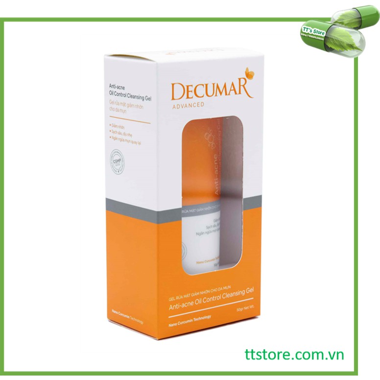 [New_Decumar Advanced] Gel rửa mặt giảm nhờn ngừa mụn [Sữa rửa mặt, decuma, dercuma, dercumar, clean, cleanser]