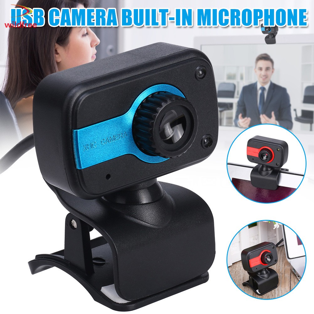 Webcam Usb Hd Có Kẹp Gắn Micro Cho Pc Laptop