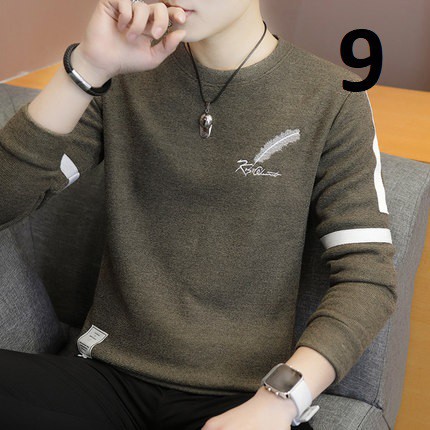 FREE SHIP Áo Len Nam Cổ Tròn ấm áp cho các chàng trai tháng 12