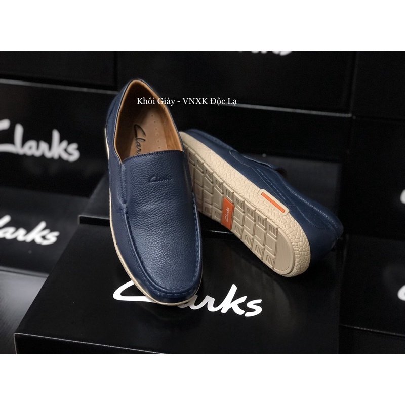 Giày lười da bò nam Clarks - Bigsize