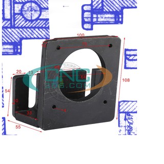 Gá động cơ bước cho bộ bánh răng nhựa