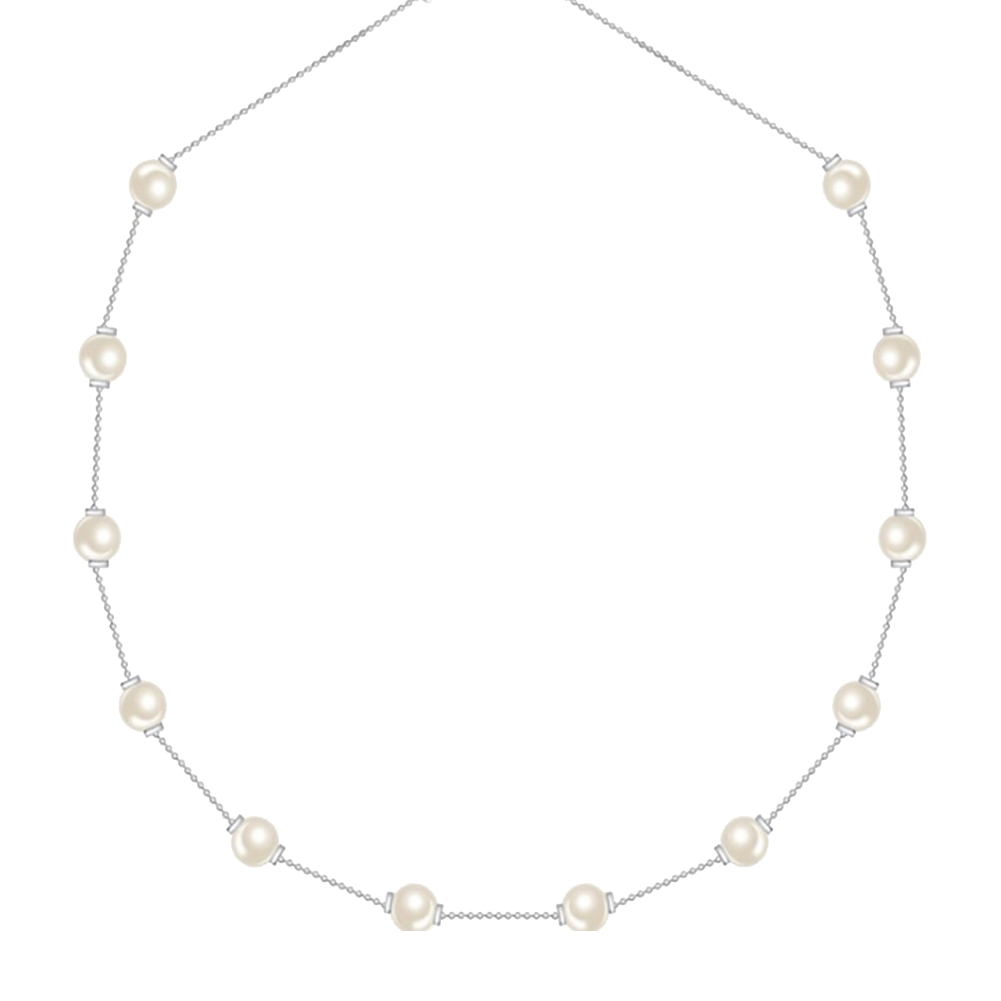 Fs Vòng Cổ Choker Phối Hạt Ngọc Trai Thiết Kế Quyến Rũ Cho Phái Nữ