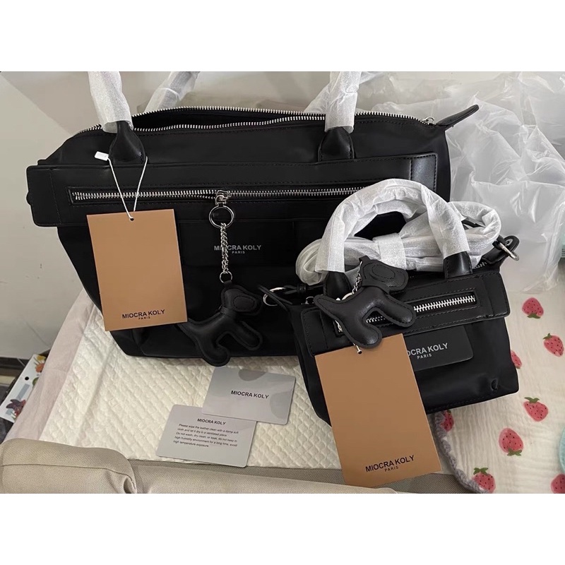 Set túi tote MIOCRA KOLY tặng kèm charm chó