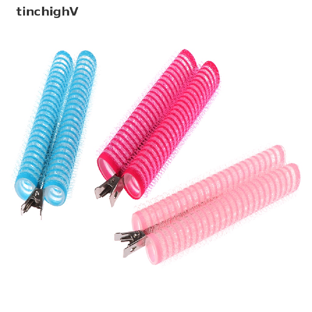 [Hàng mới về] Ống lô uốn tóc mái phồng đệm khí tạo kiểu xoăn DIY dạng kẹp dành cho salon