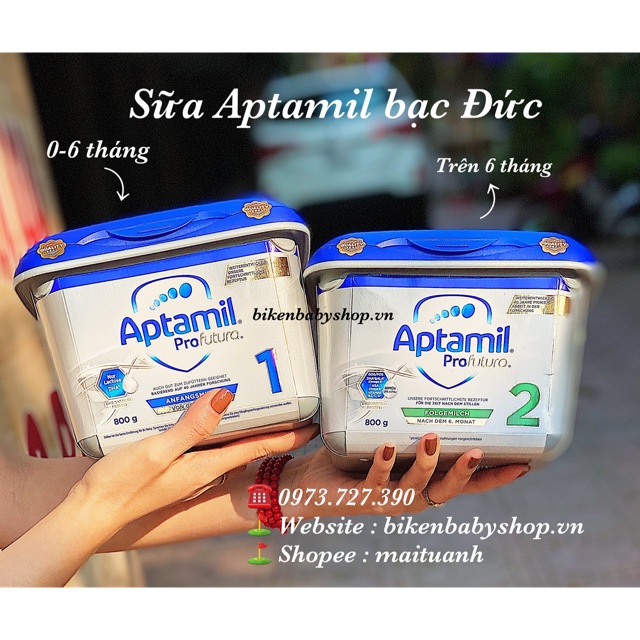 Sữa bột Aptamil Đức 800gr 2 số