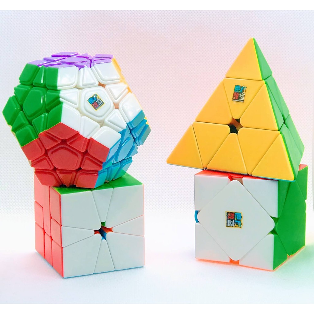 Combo Rubik Biến Thể MoYu MFJS MeiLong Non-Cubic Gift Box Pyraminx Skewb Megaminx Square-1