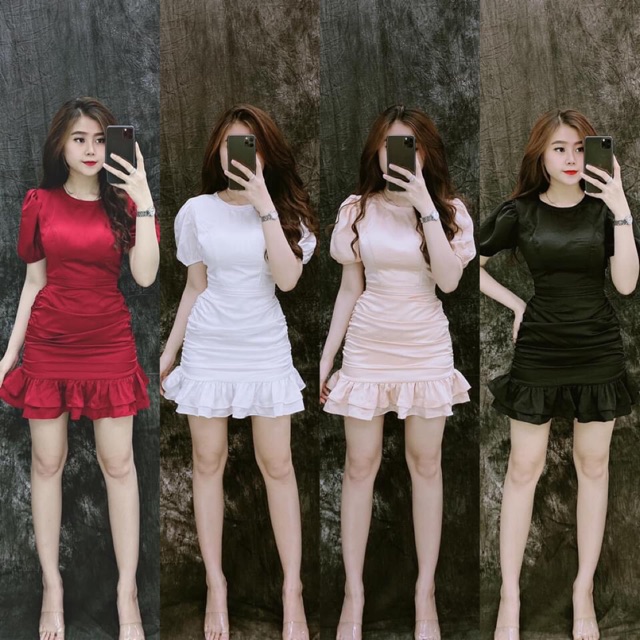ĐẦM THIẾT KẾ ĐUÔI CÁ CÓ MÚT NGỰC