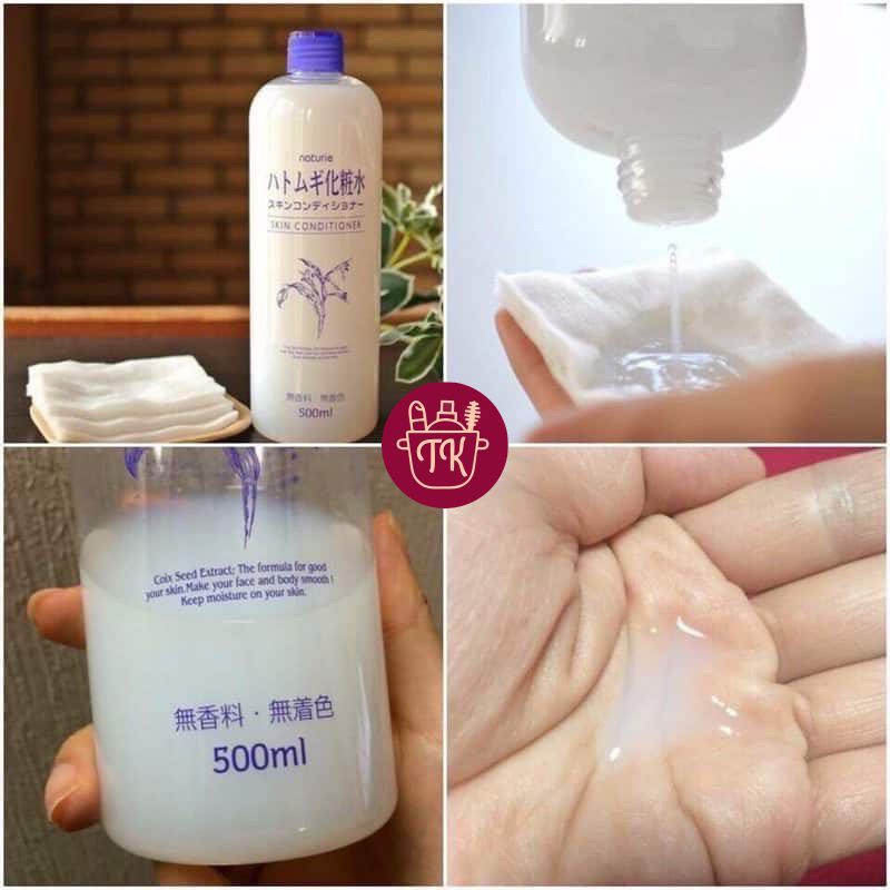 [CHÍNH HÃNG] NƯỚC HOA HỒNG HẠT Ý DĨ NATURIE SKIN CONDITIONER NHẬT BẢN 500ML