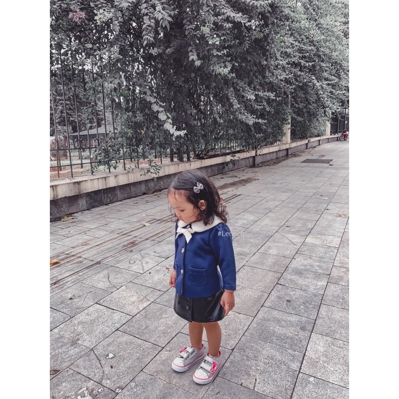 Áo dạ bé gái 9m/5t