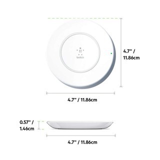 Sạc không dây Belkin BOOST UP Wireless Charging Pad Optimal 7.5W - Hàng nhập Mỹ