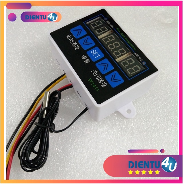 MẠCH CẢM BIẾN NHIỆT ĐỘ ĐIỀU KHIỂN THIẾT BỊ XH-W1411 W88 220V