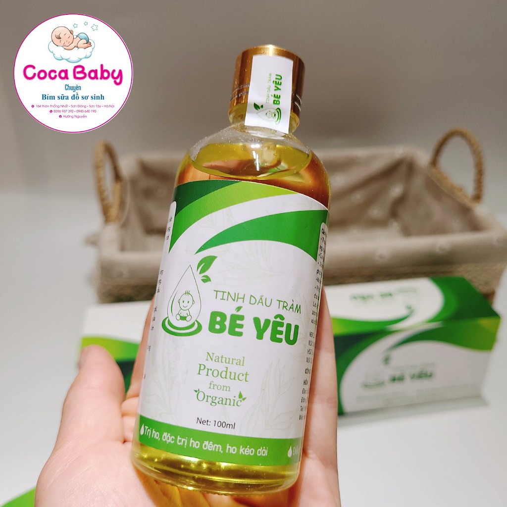 Tinh dầu tràm bé yêu nguyên chất 100ml giữ ấm, phòng ngừa cảm lạnh, xông phòng hiệu quả⚡FREE SHIP
