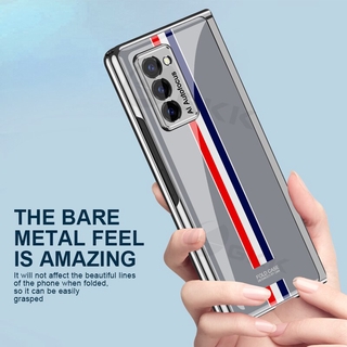 Ốp Điện Thoại Mặt Kính Cường Lực Họa Tiết Đá Hoa Cho Samsung Galaxy Z Fold 2 3 Fold3 Z