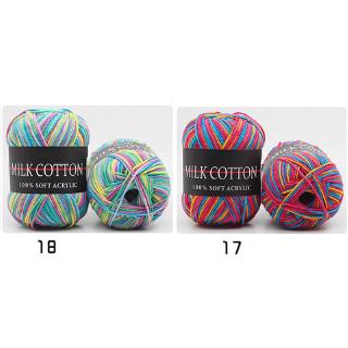 Set 3 Cuộn Len Đan Khăn Choàng 18 Màu