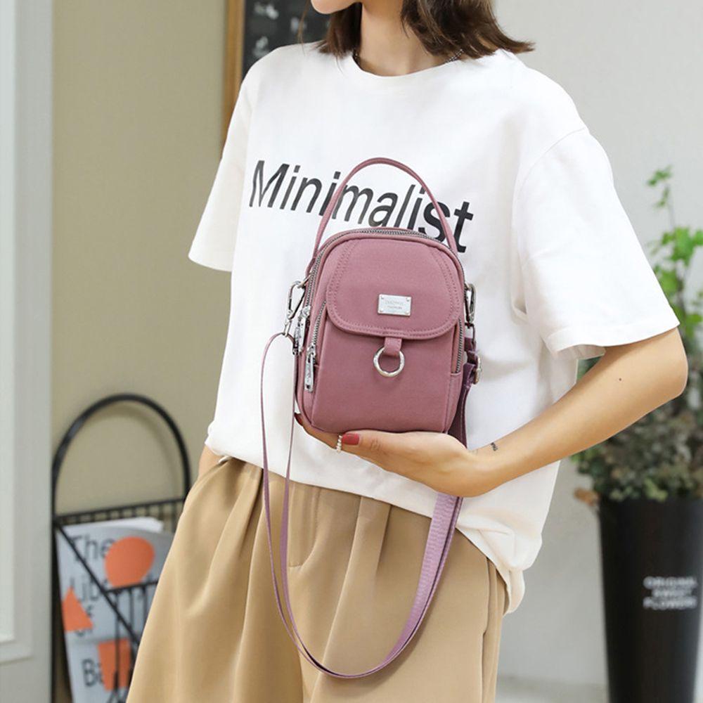 MIHAN1 Túi Đeo Chéo Mini Dạng Ví Thời Trang Cho Nữ