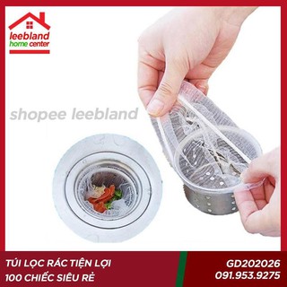 (RẺ VÔ ĐỊCH) COMBO 100 Túi Lọc Rác Bồn Rửa Chén Tiện Dụng