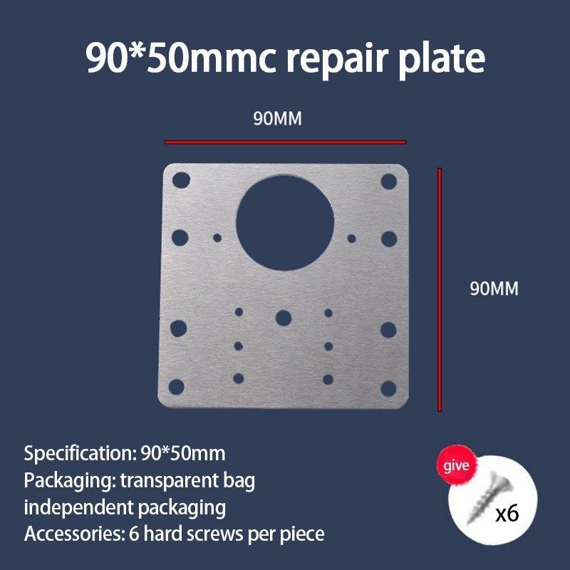 Miếng thép sửa bản lề tủ - miếng tấm pad thép sửa bản lề tủ gỗ