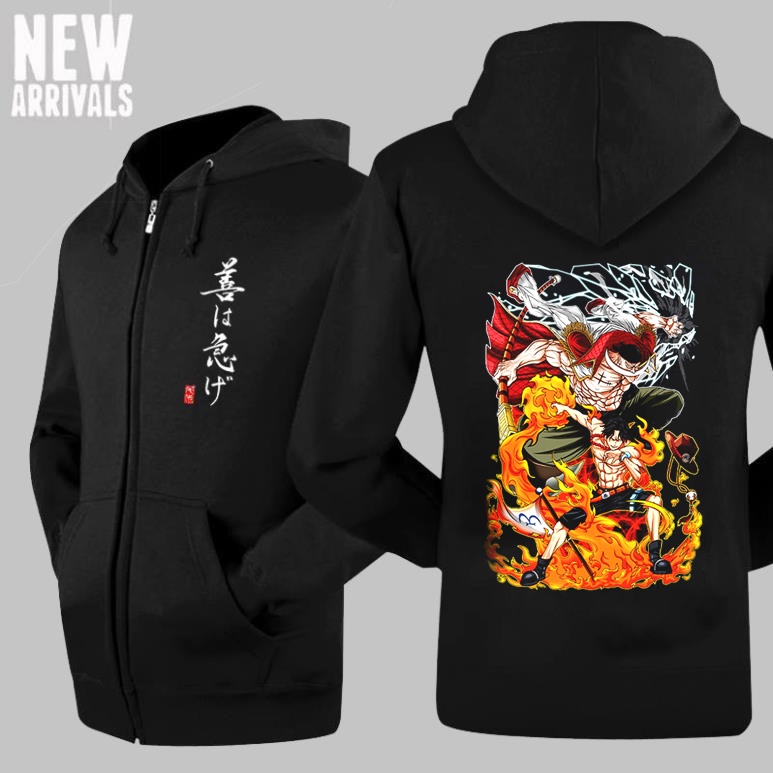 Áokhoác nỉ anime Râu Trắng Edward Newgate One Piece đảo hải tặc độc đẹp giá rẻ