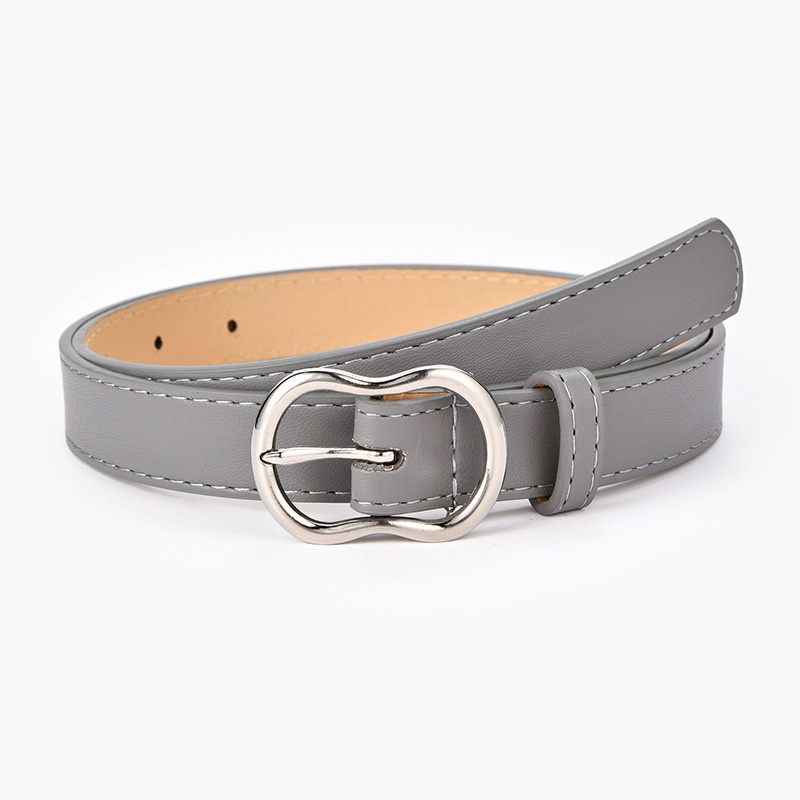 Thắt lưng giả da khóa kim loại thời trang cho nữ