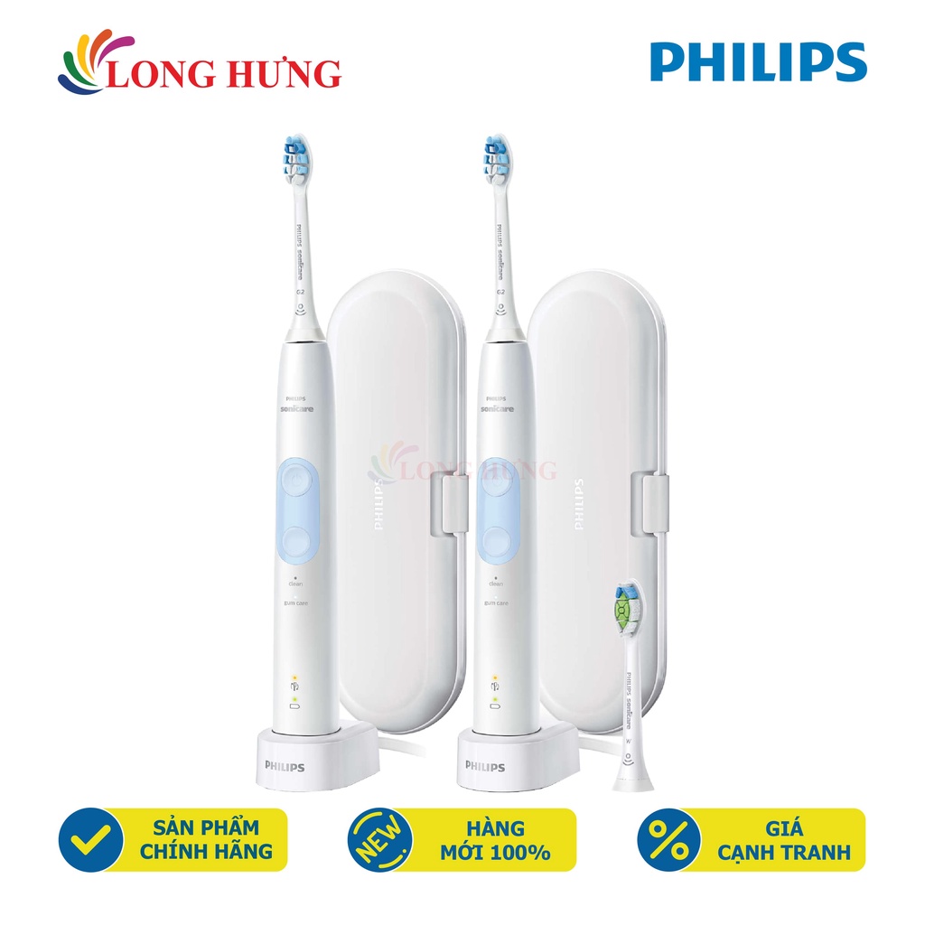 Bàn chải điện Philips Sonicare 5000 ProtectiveClean Gum Care Edition HX6829/71 - Hàng nhập khẩu