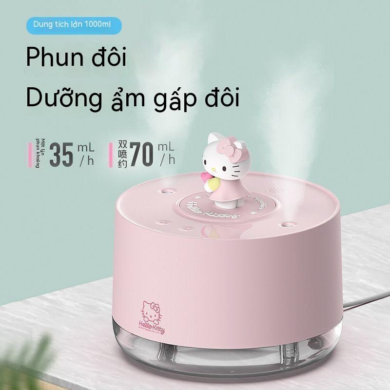 HelloKitty Âm Nhạc Tạo Độ Ẩm Xông Phòng Mini Dễ Thương Tạo Độ Ẩm Văn Phòng Nhà Máy Tính Để Bàn Xịt Dưỡng Ẩm Phun Sương Tạo Độ Ẩm