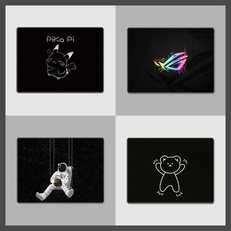 Tấm Lót Chuột Cao Su Hình Phi Hành Gia Chống Trượt Không Thấm Nước Màu Đen