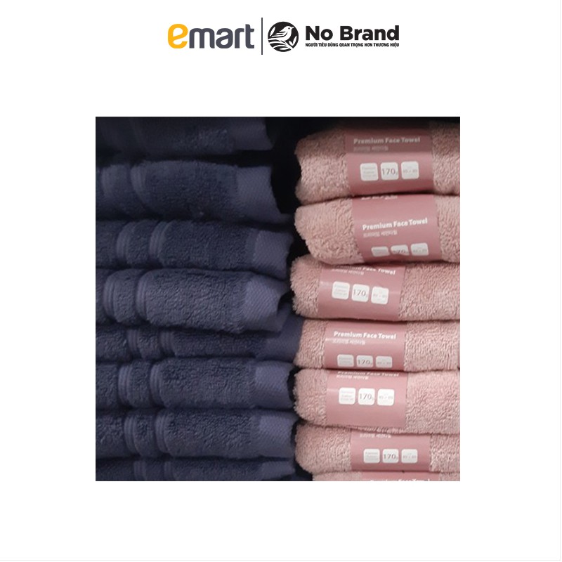 Khăn Mặt Cotton 40x80cm Hàn Quốc 170G (Giao Màu Ngẫu Nhiên) - Emart VN